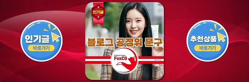 블로그 공정위 문구 상단 표기 방법 - 12월 1일 적용