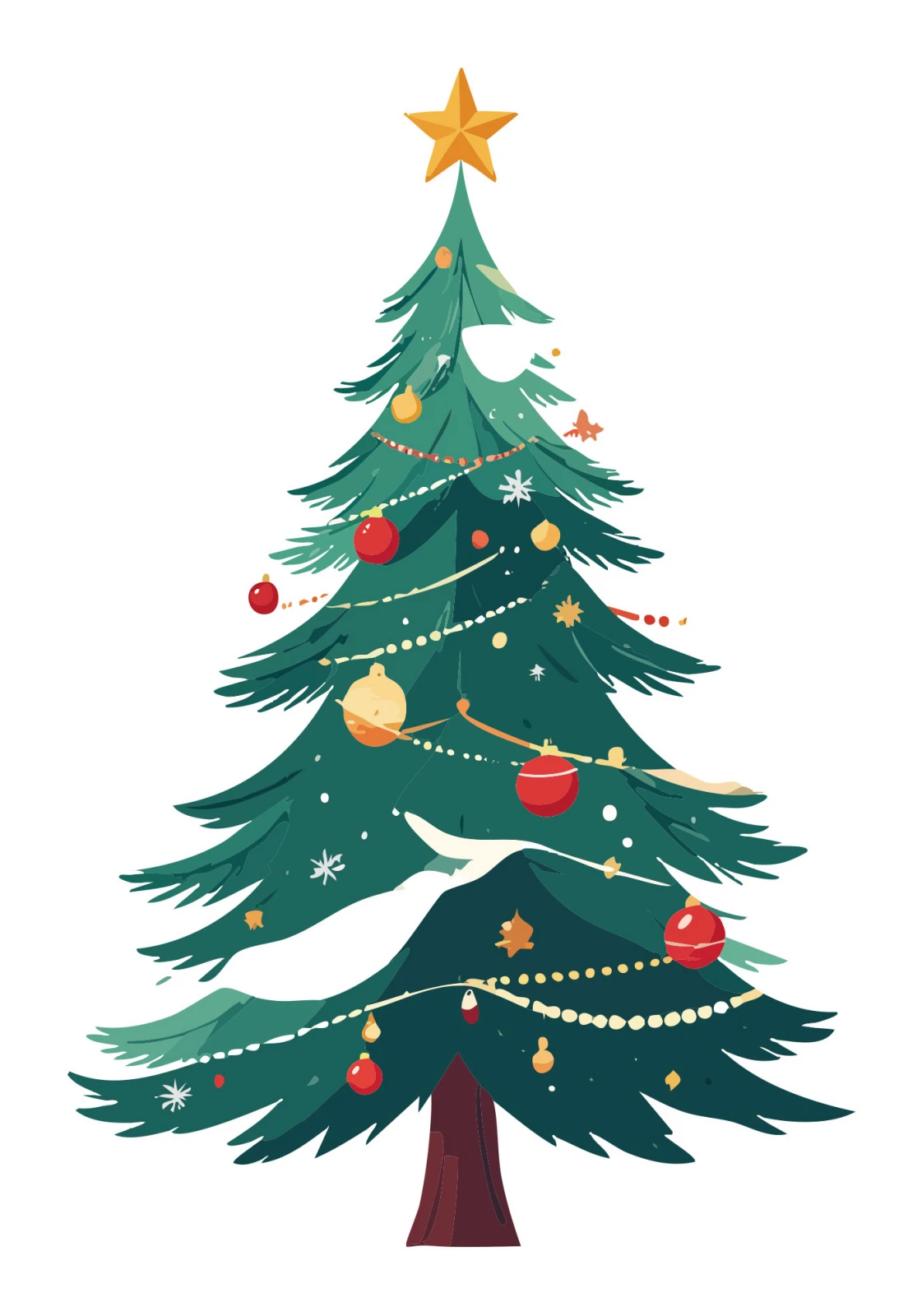 크리스마스 트리 일러스트
