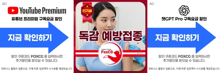 독감 예방접종 최적 시기, 무료 대상, 가격 총정리