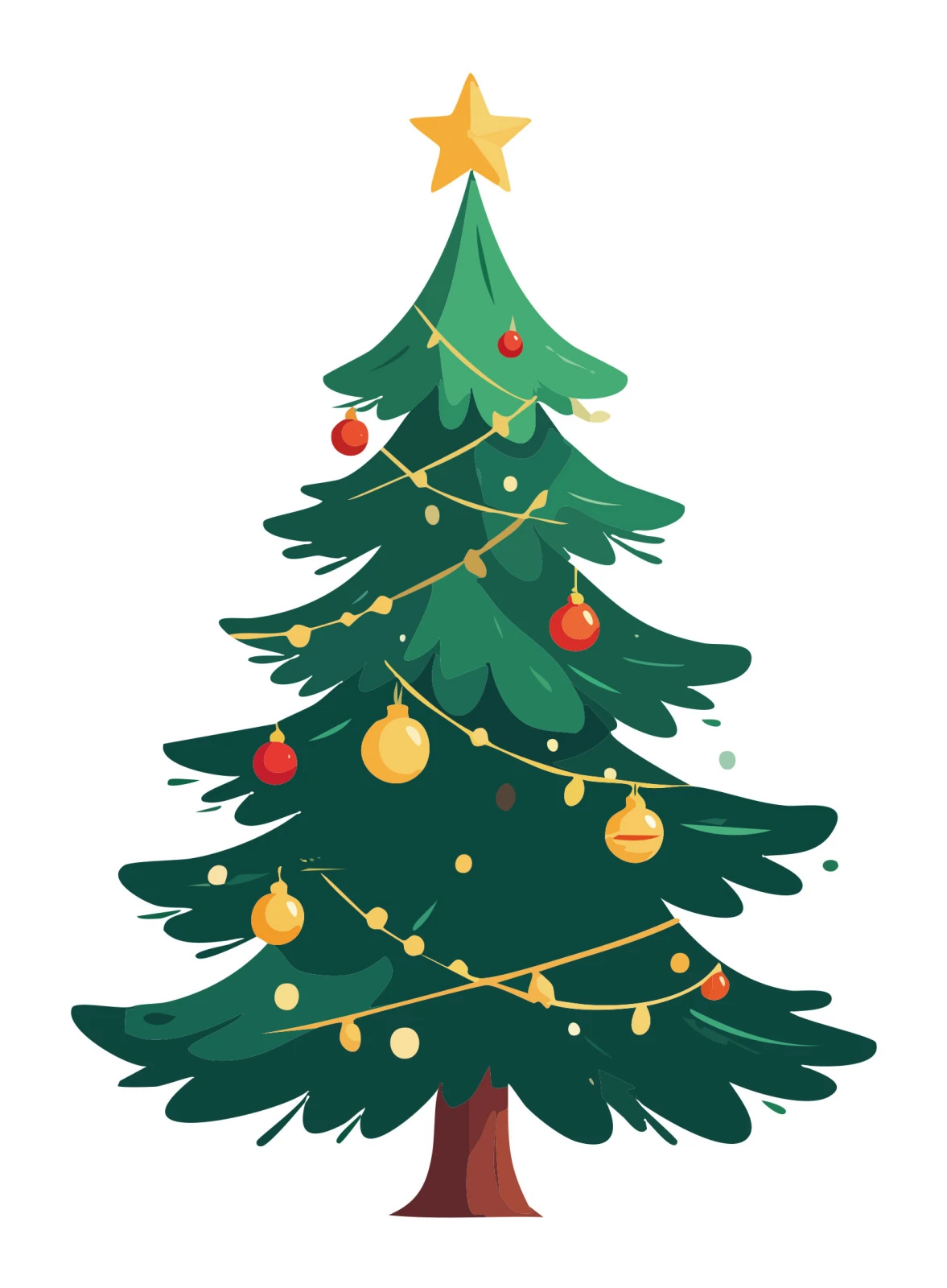 크리스마스 트리 일러스트