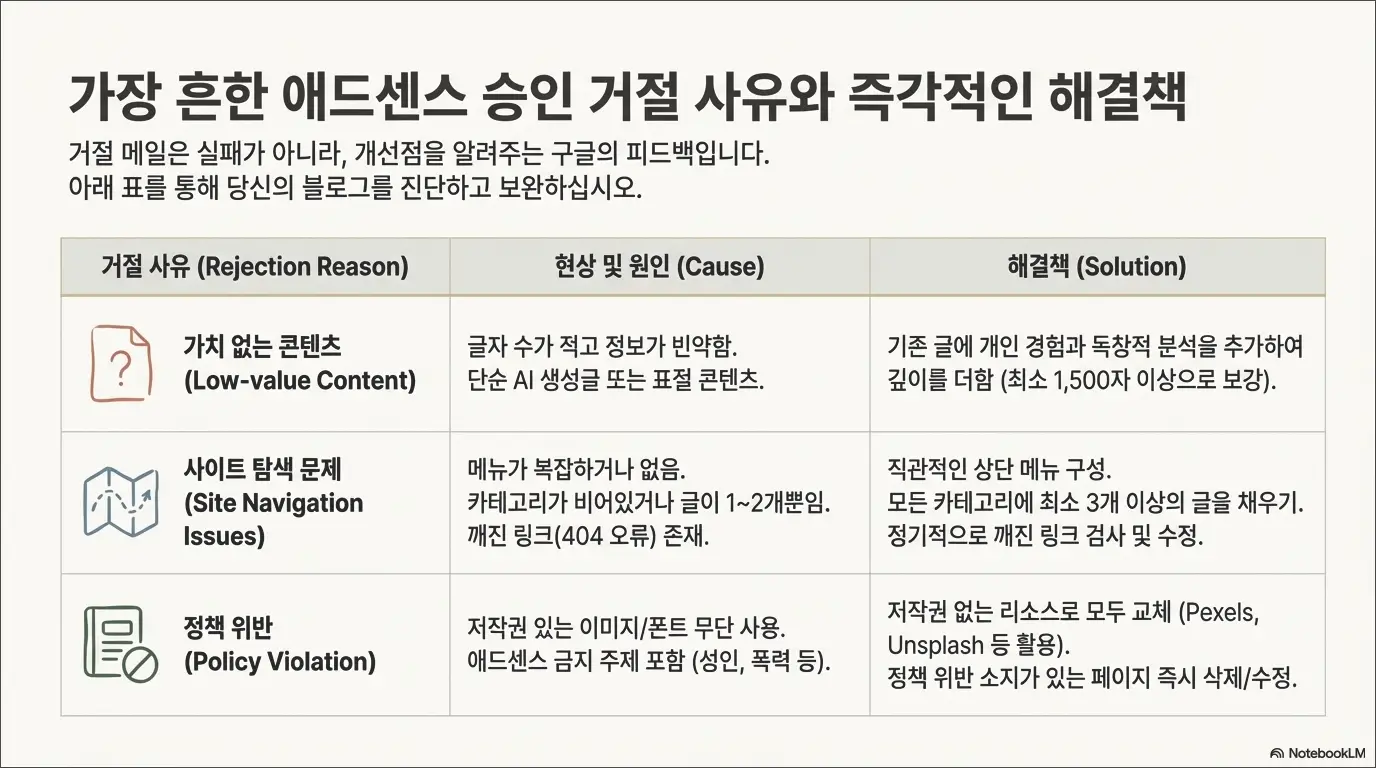 구글 애드센스 승인