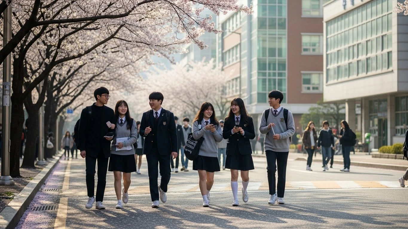 대한민국의 고등학생들