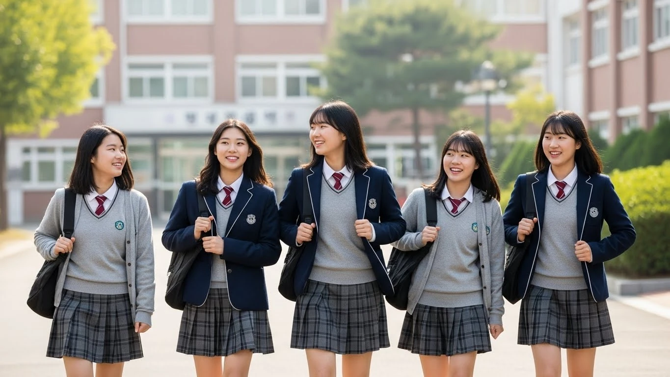 대한민국의 고등학생들