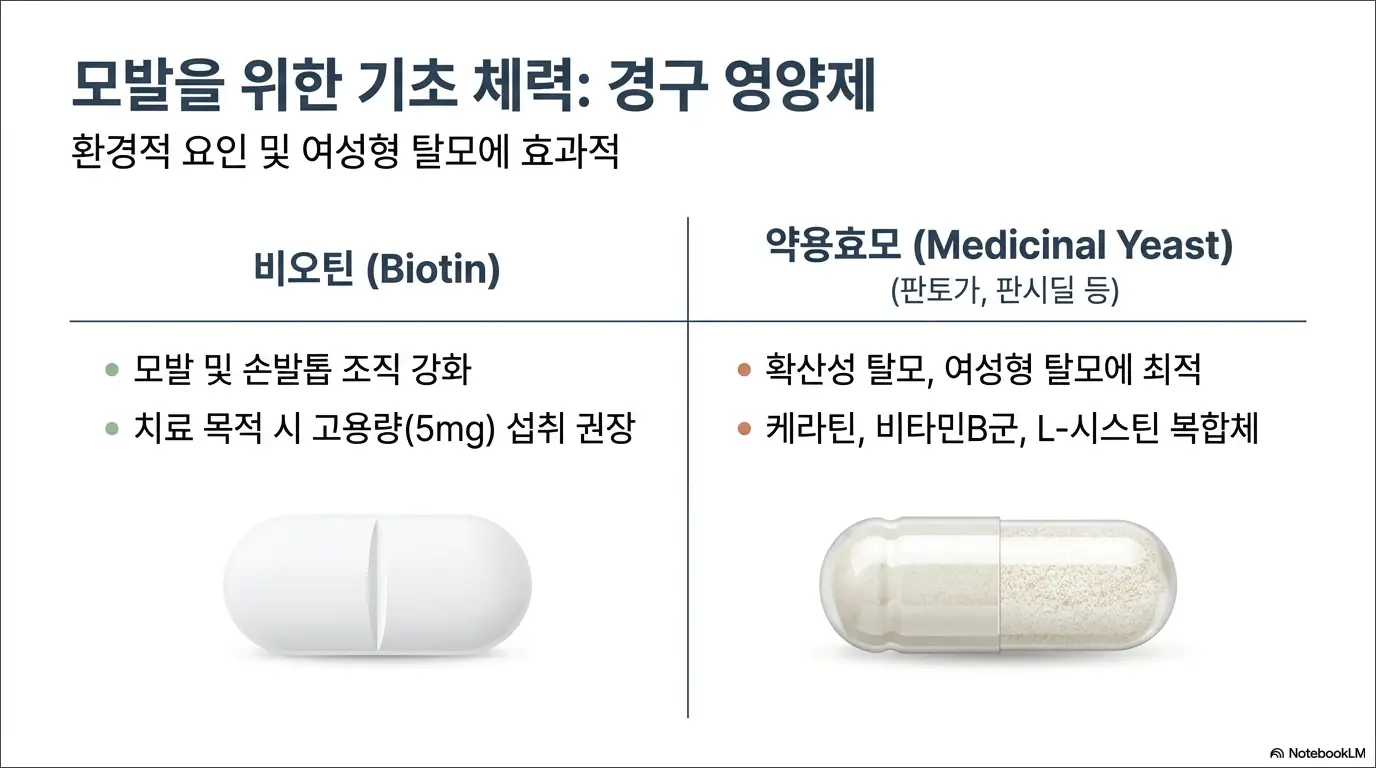 남자, 여자 정수리 탈모 원인