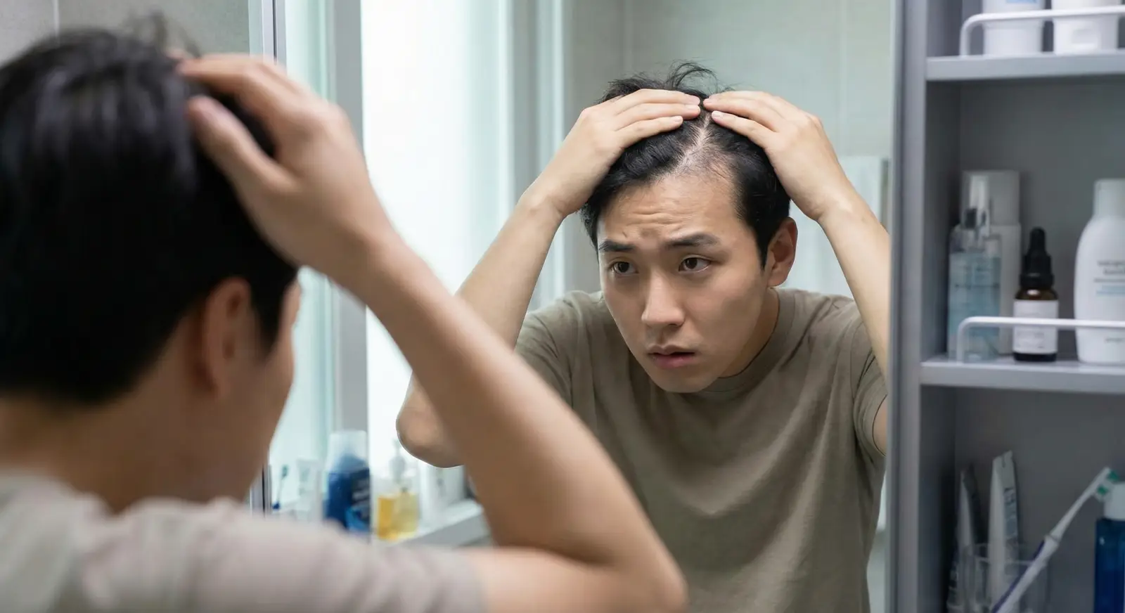 남자, 여자 정수리 탈모 원인