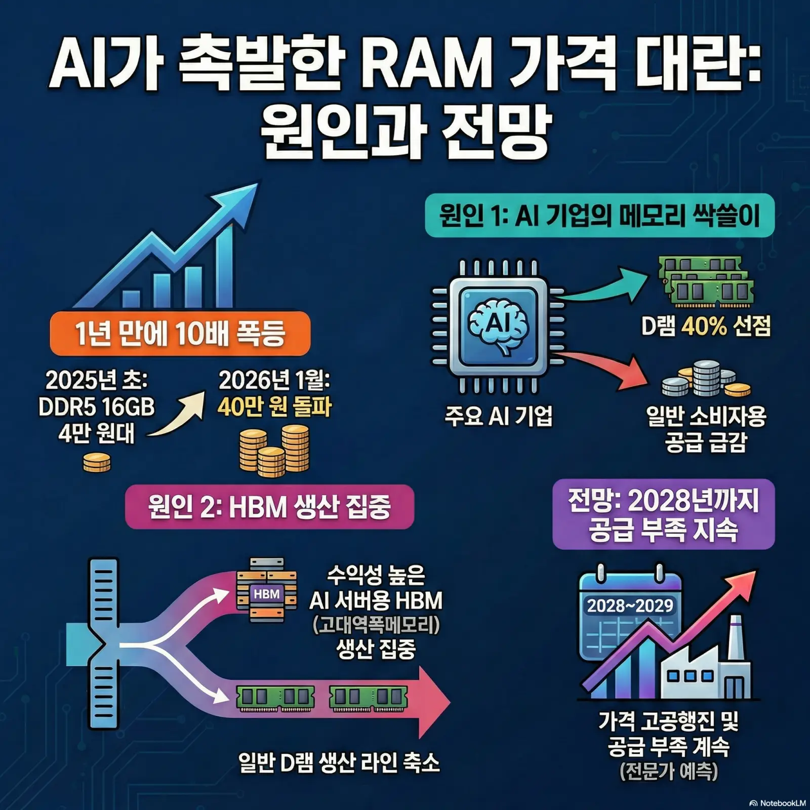 램가격 폭등 이유