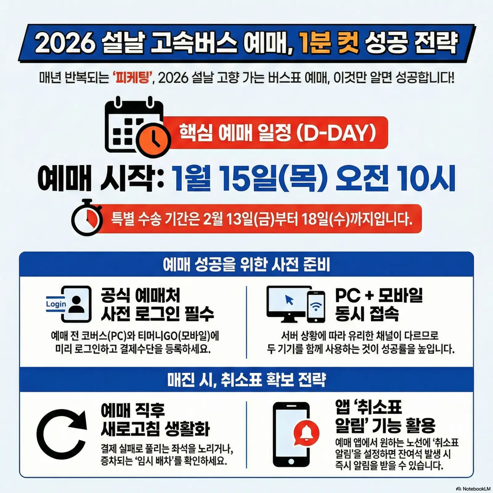 설날 고속버스 예매
