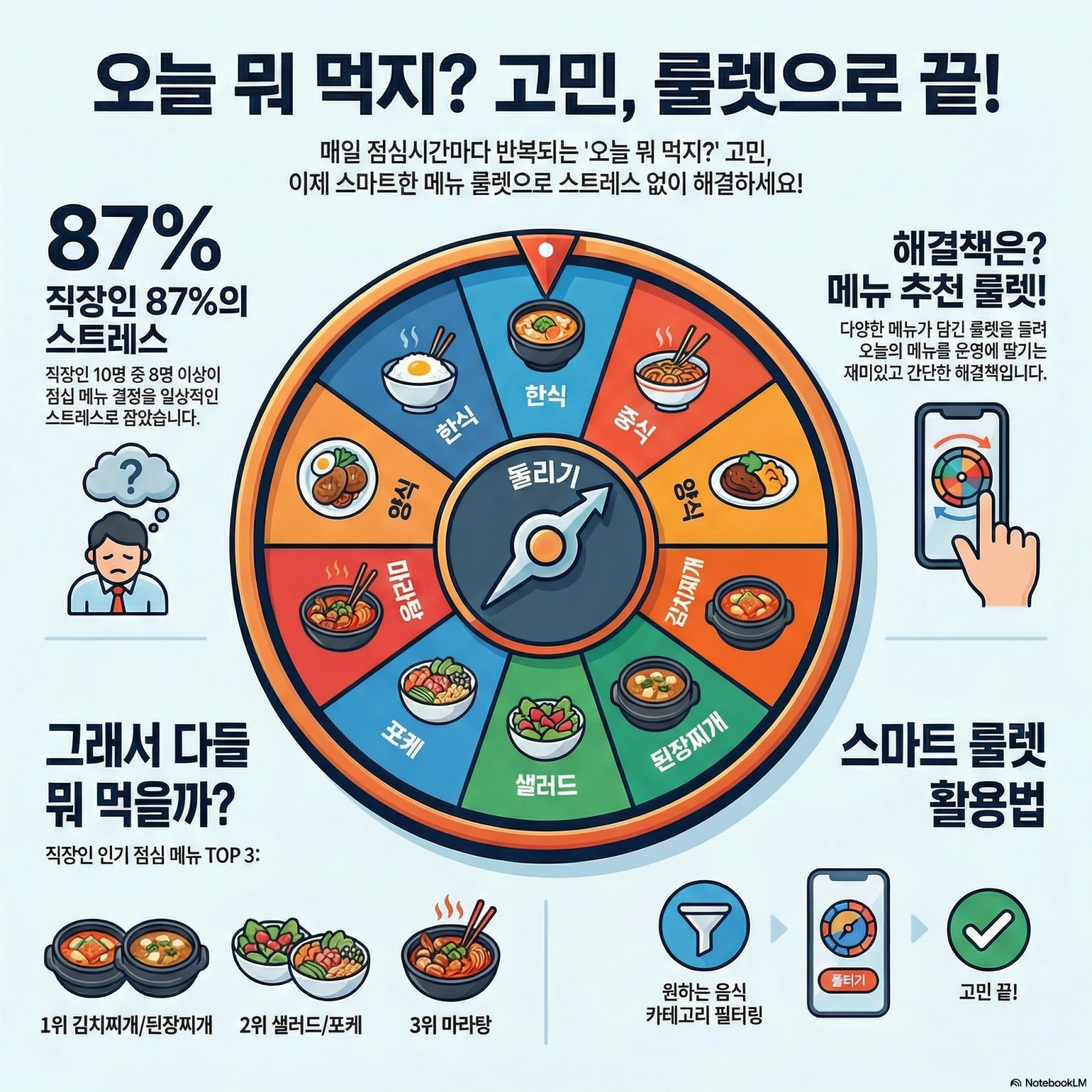 점심메뉴 추천 룰렛