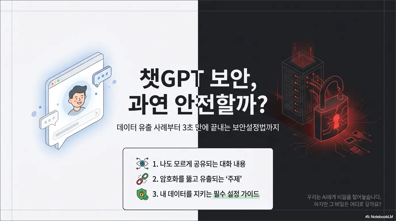 챗GPT 보안 대화내용