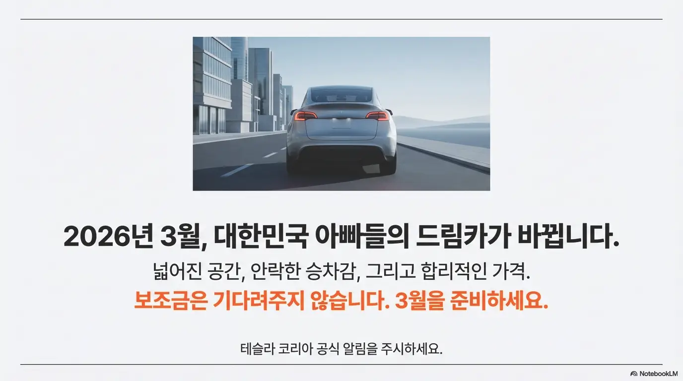 테슬라 모델Y L 6인승 롱바디