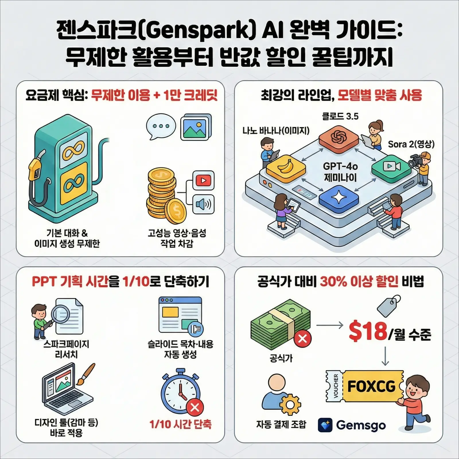 젠스파크 무료 및 요금제 가격 정보