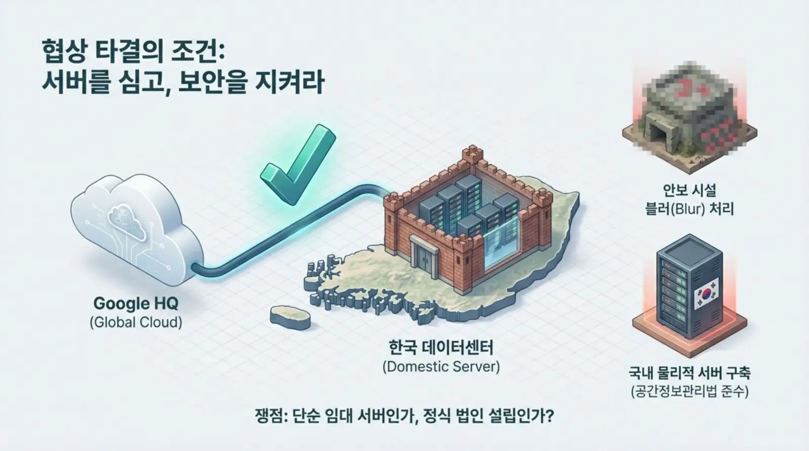 구글 고정밀 지도 반출