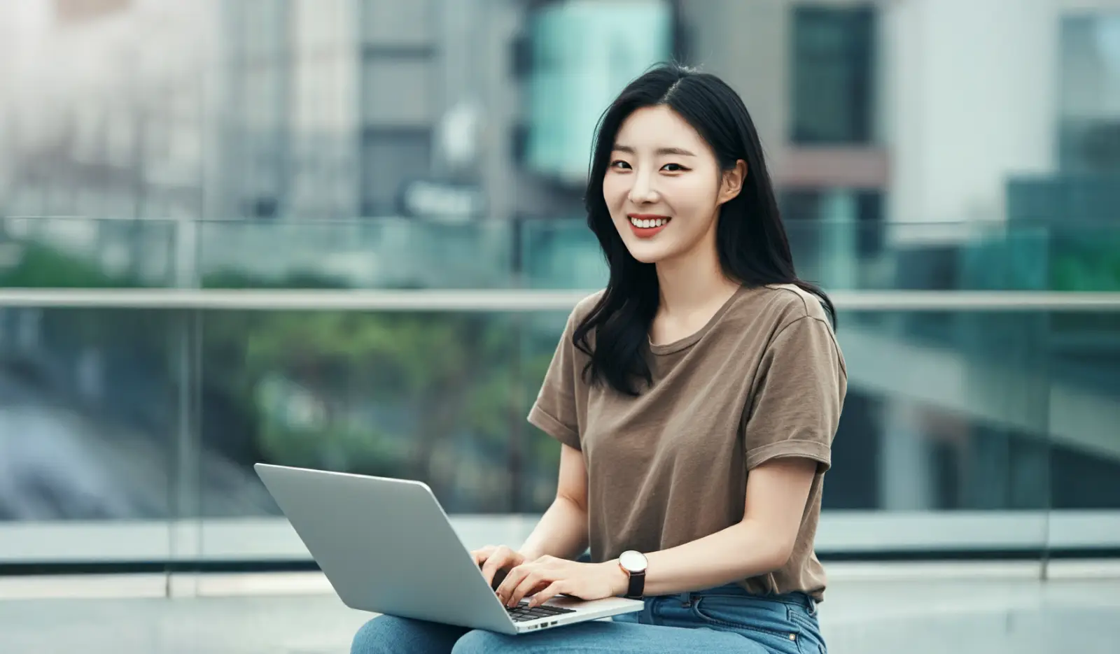 소프트웨어 개발중인 여성