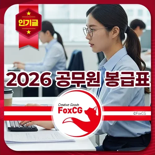 2026 공무원 봉급표
