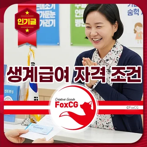 생계급여 자격 조건