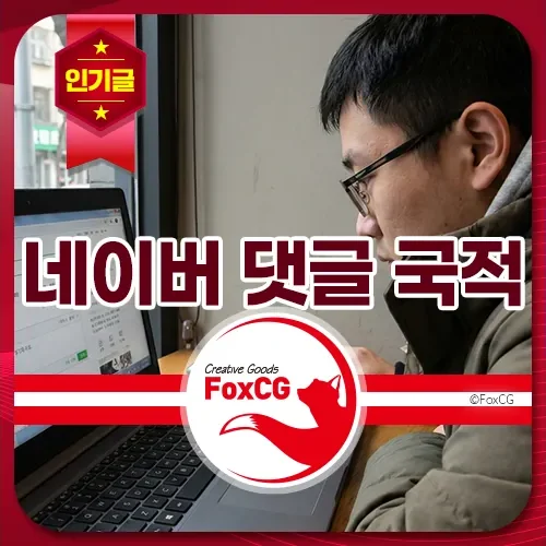 네이버 댓글 국적표기