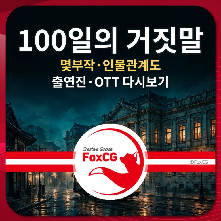 100일의 거짓말 몇부작 인물관계도 출연진 OTT 다시보기 썸네일