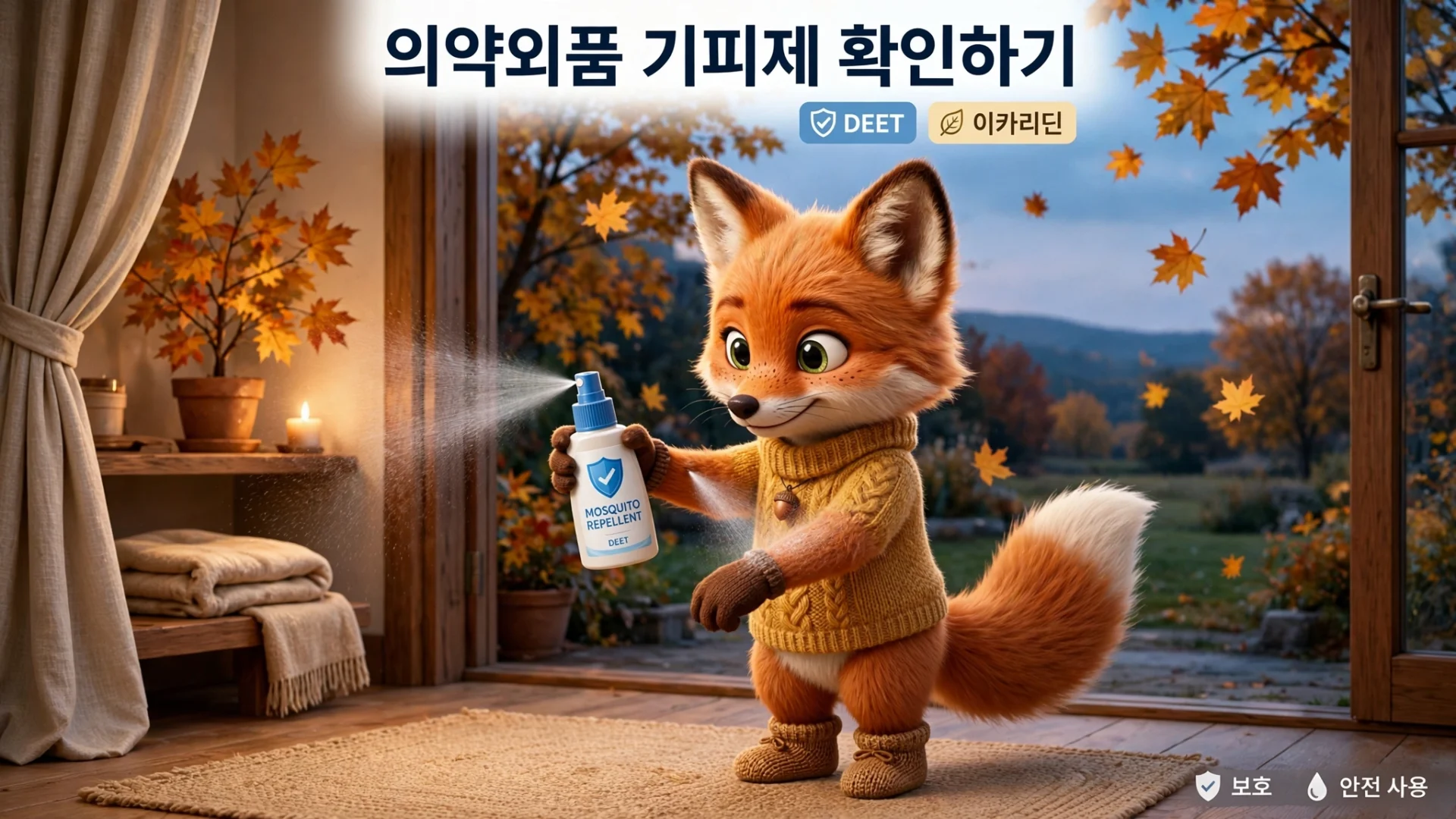 모기 기피제 성분별 안내 이미지