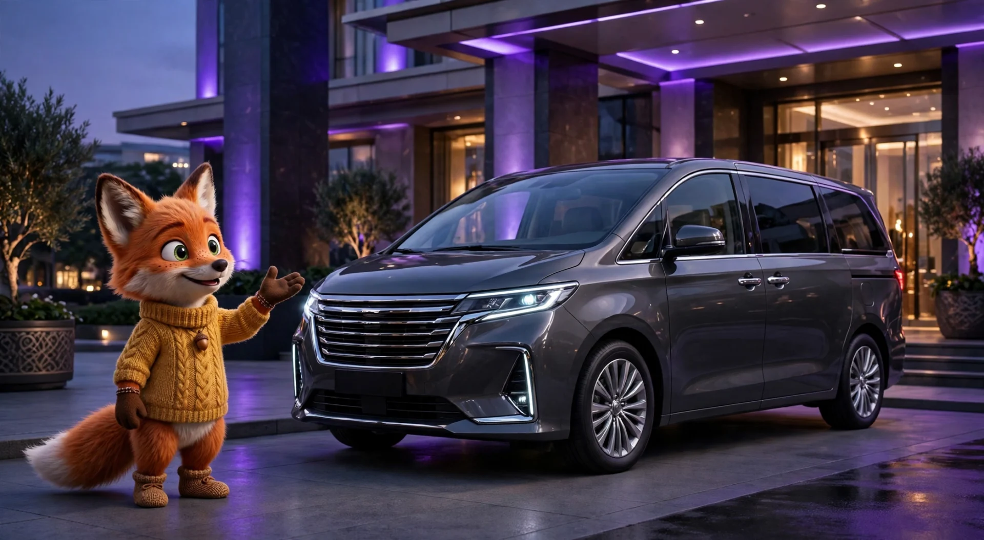 벤츠 V클래스 V300d 사전예약 럭셔리 MPV 외관 일러스트