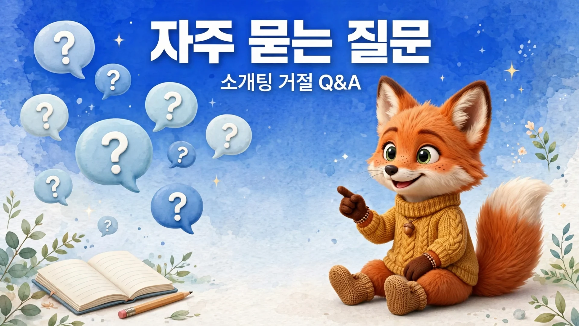 소개팅 거절 자주 묻는 질문 Q&A