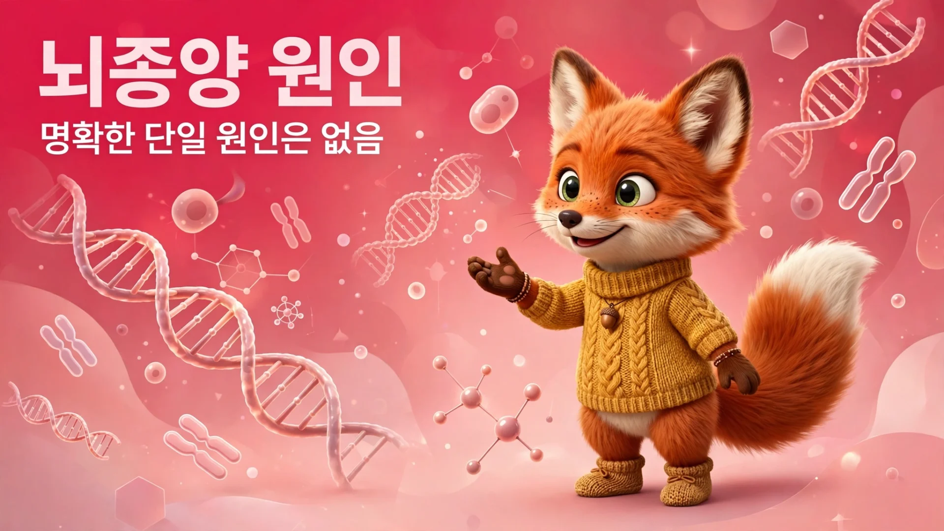 뇌종양 원인 — 명확한 단일 원인은 없음