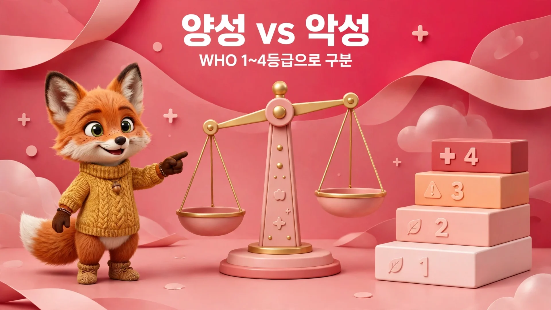 양성 vs 악성 뇌종양 — WHO 1~4등급 구분
