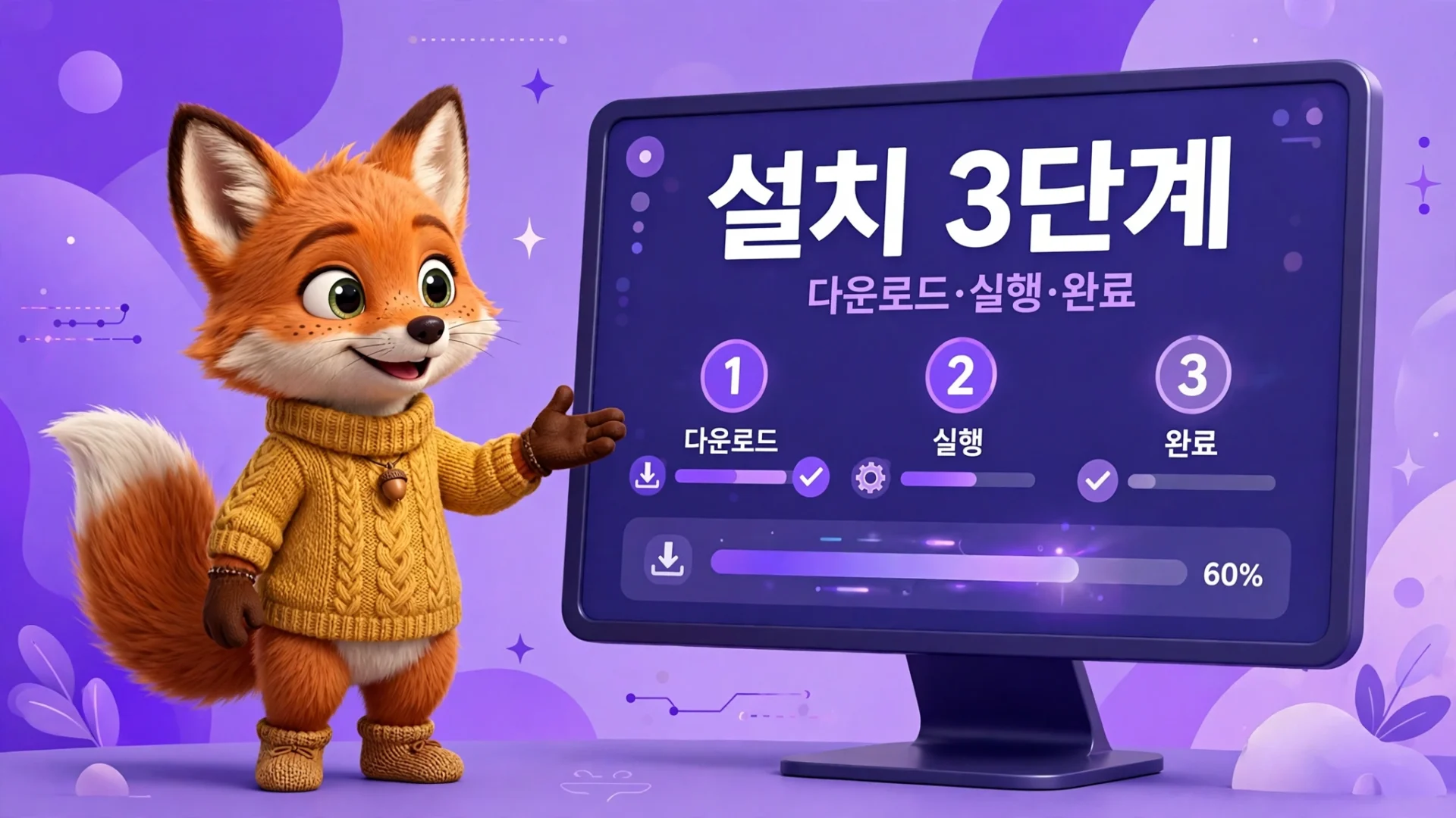 CCleaner 설치 3단계 안내 이미지