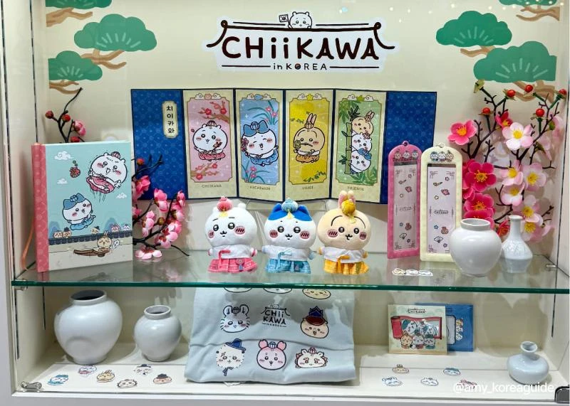 용산 아이파크몰 치이카와샵 CHIIKAWA in KOREA 진열장