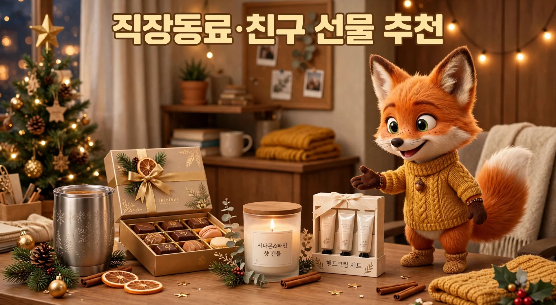 직장동료·친구 크리스마스 선물 추천