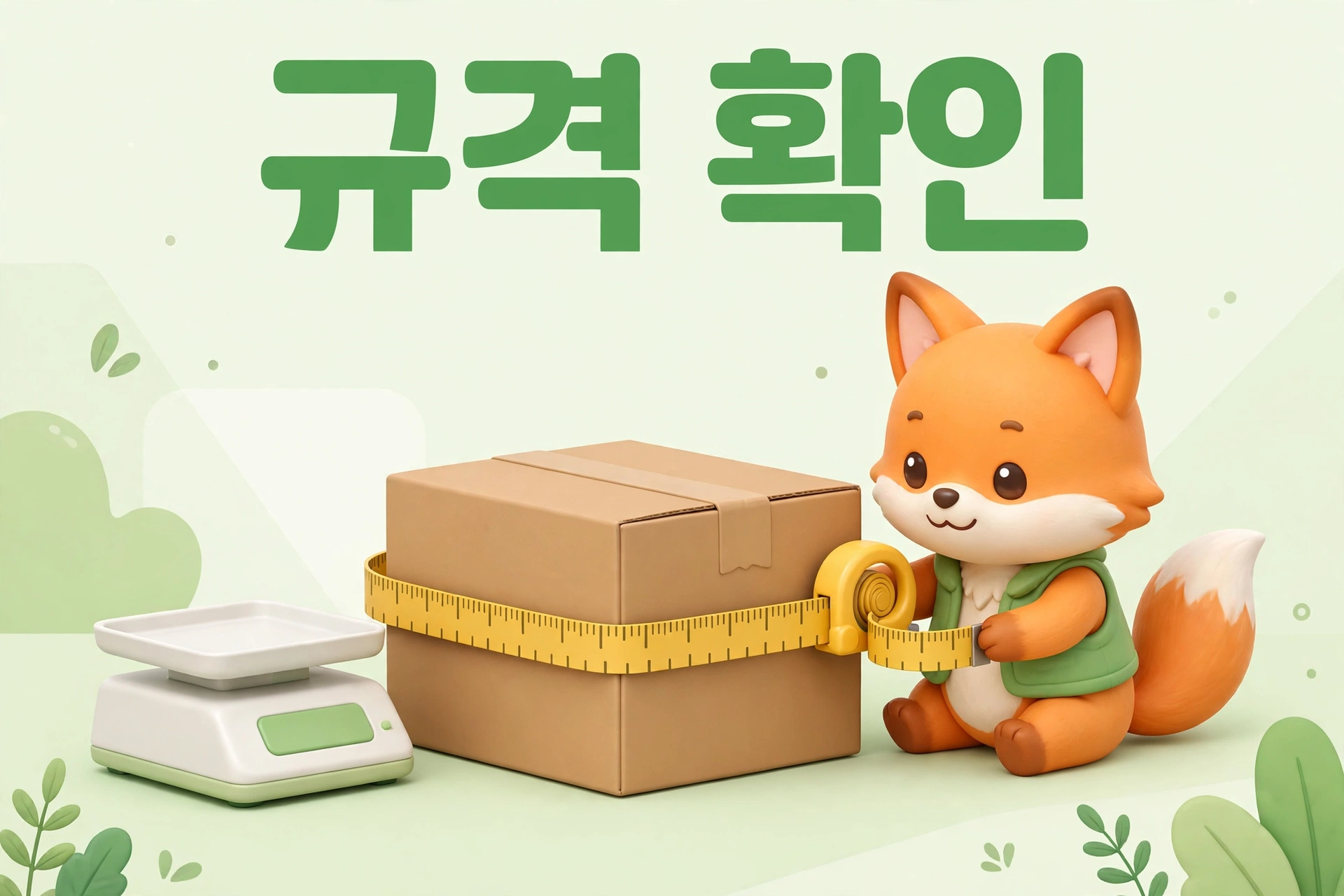 CU반값택배 규격 제한