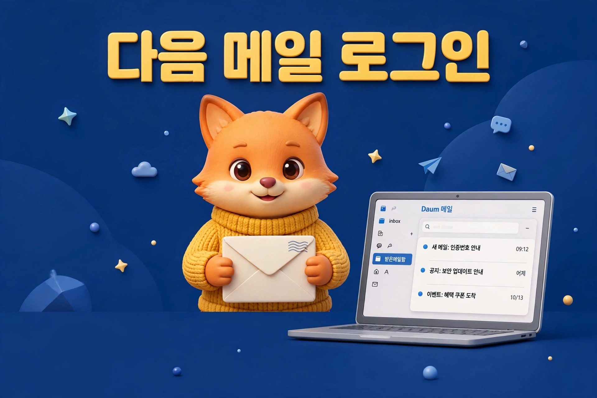 다음 메일 로그인 안내