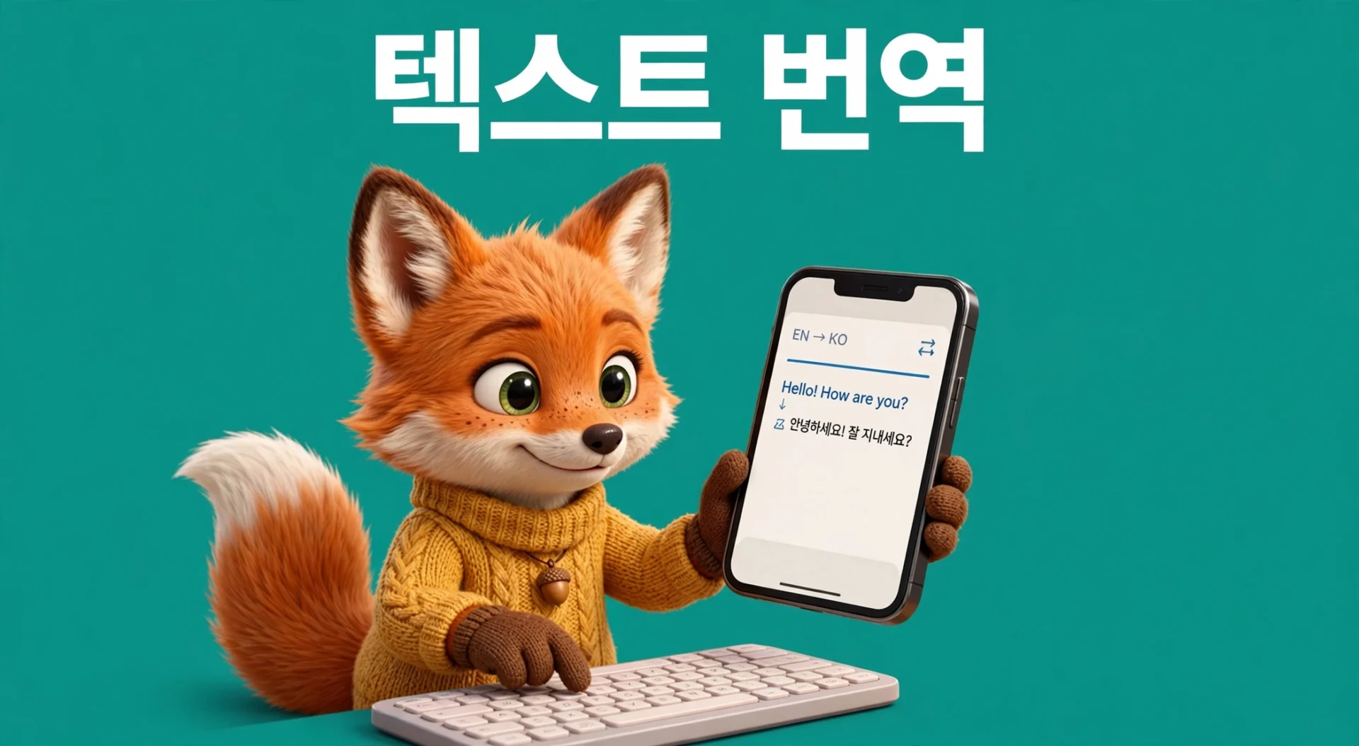 텍스트 번역 사용법