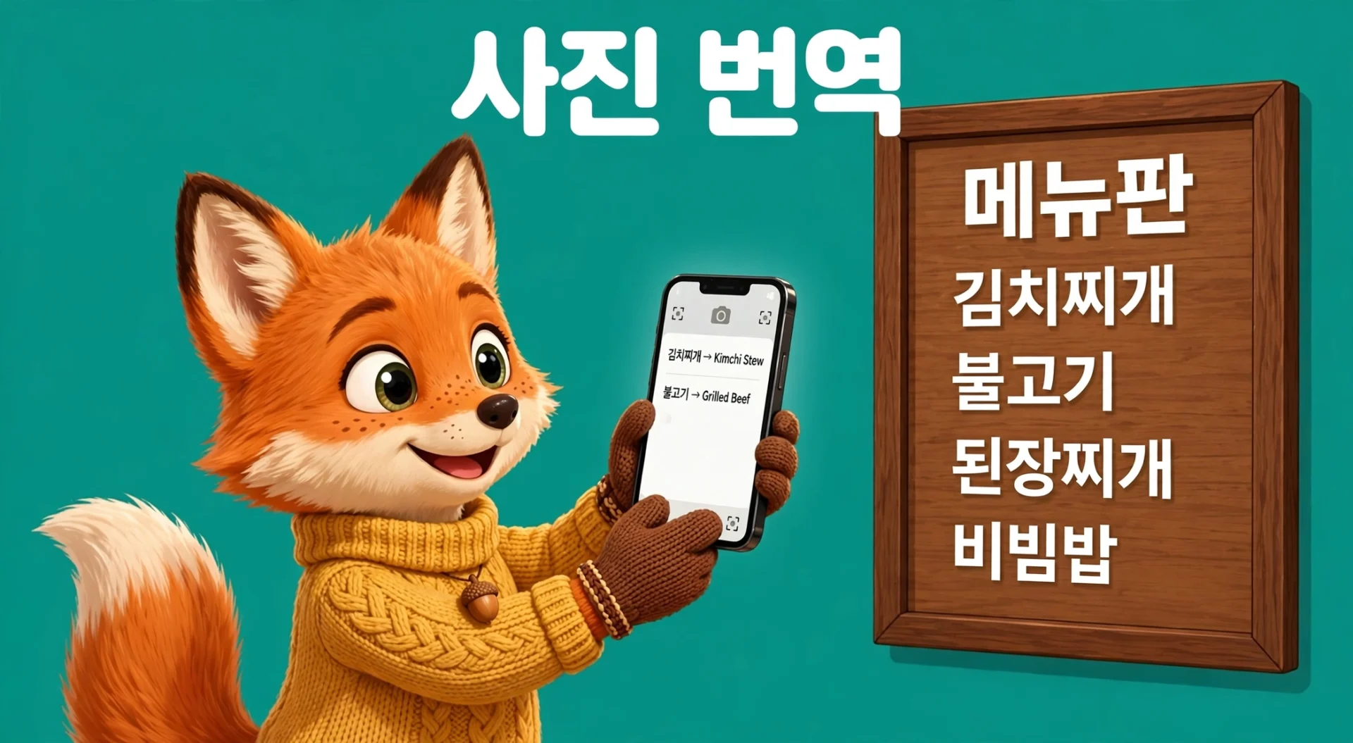 사진 번역 사용법