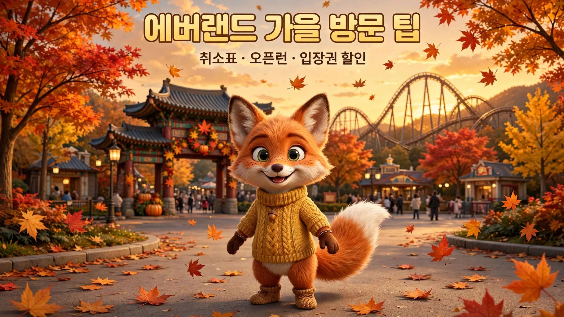 에버랜드 가을 방문 팁 개요