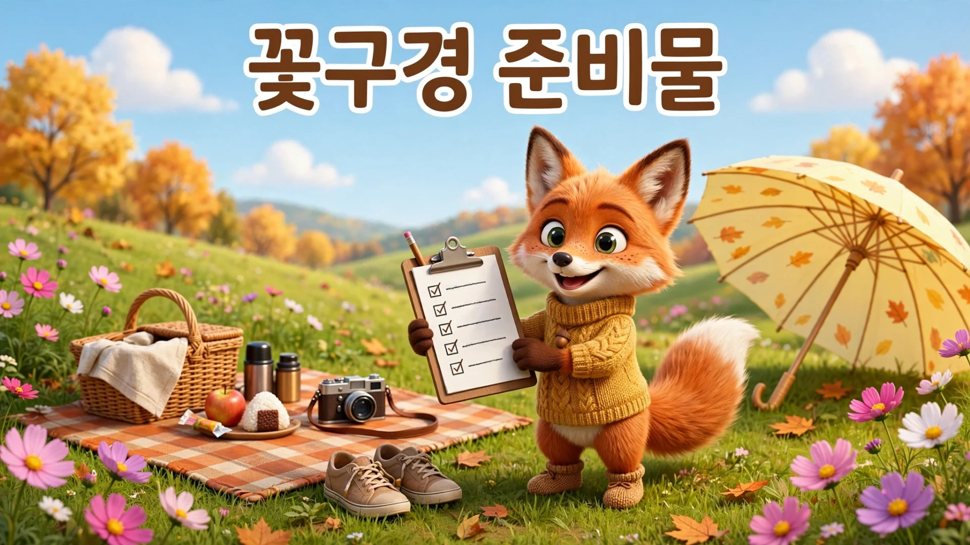 가을꽃 구경 팁