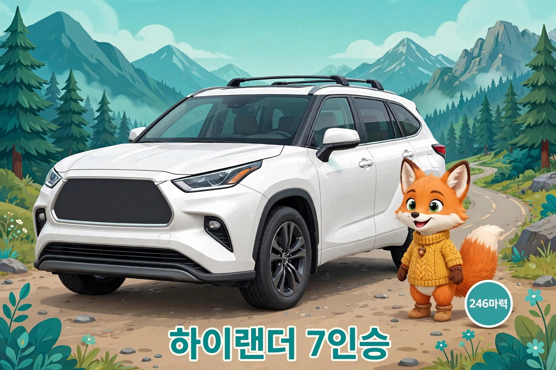 토요타 하이랜더 7인승 안내