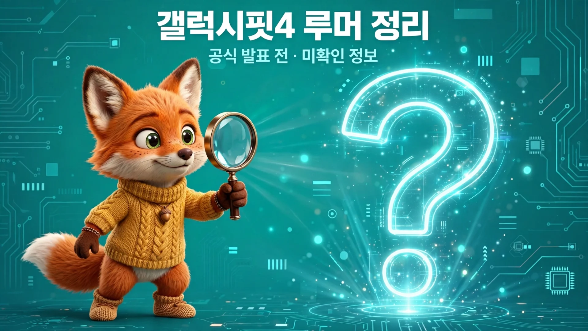 갤럭시핏4 루머 정리 — 공식 발표 전 미확인 정보