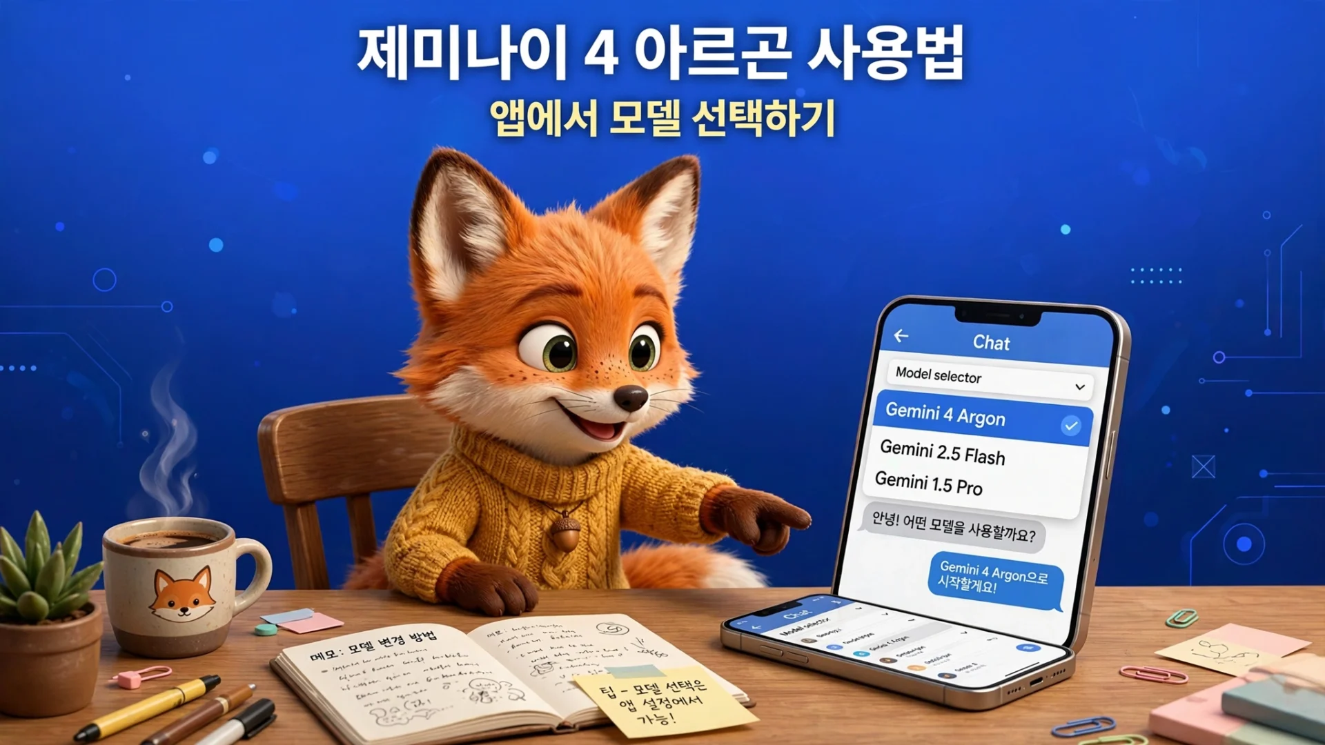 제미나이 4 아르곤 사용법 안내 이미지