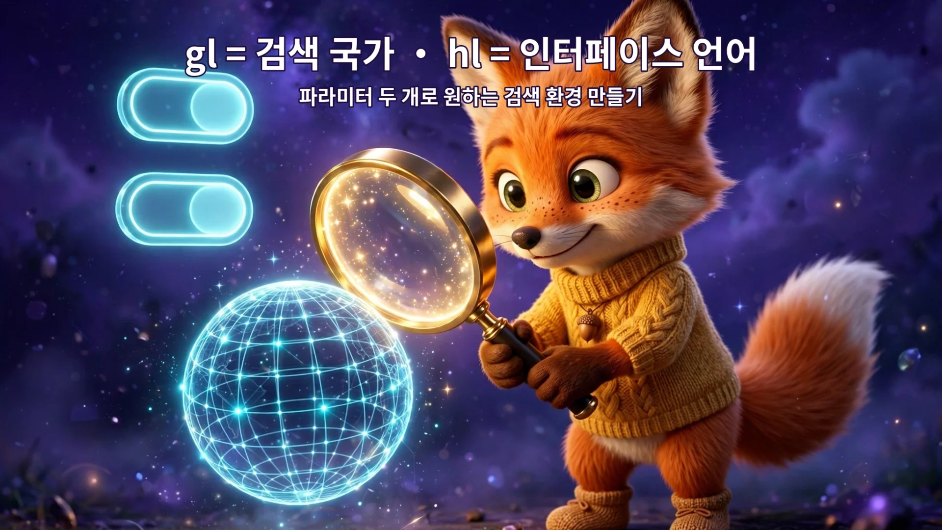 gl=검색 국가, hl=인터페이스 언어 파라미터 설명 이미지