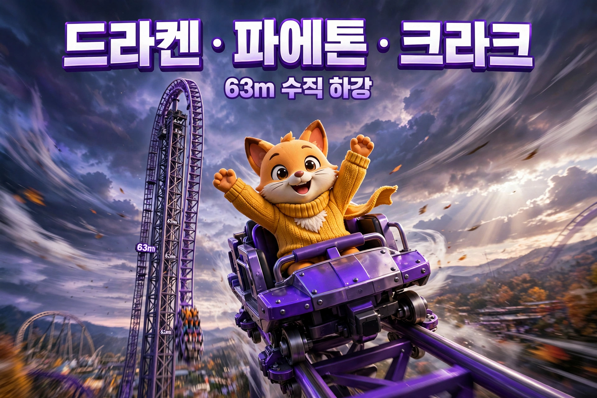경주월드 대표 놀이기구 안내