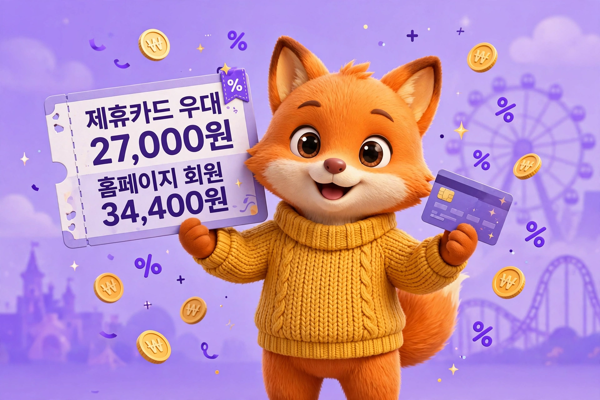 경주월드 할인 안내