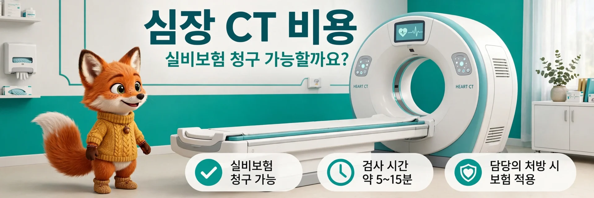 심장 CT 비용 실비보험 청구 가능할까요?