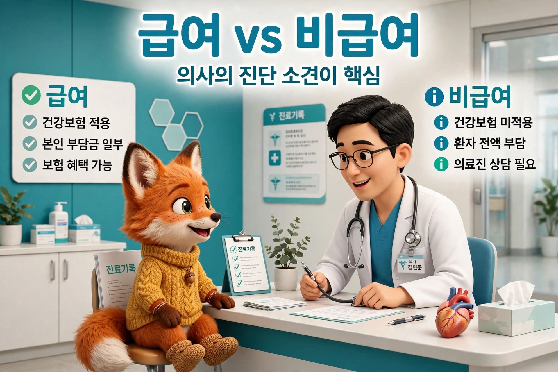 심장 CT 급여 vs 비급여 — 의사의 진단 소견이 핵심