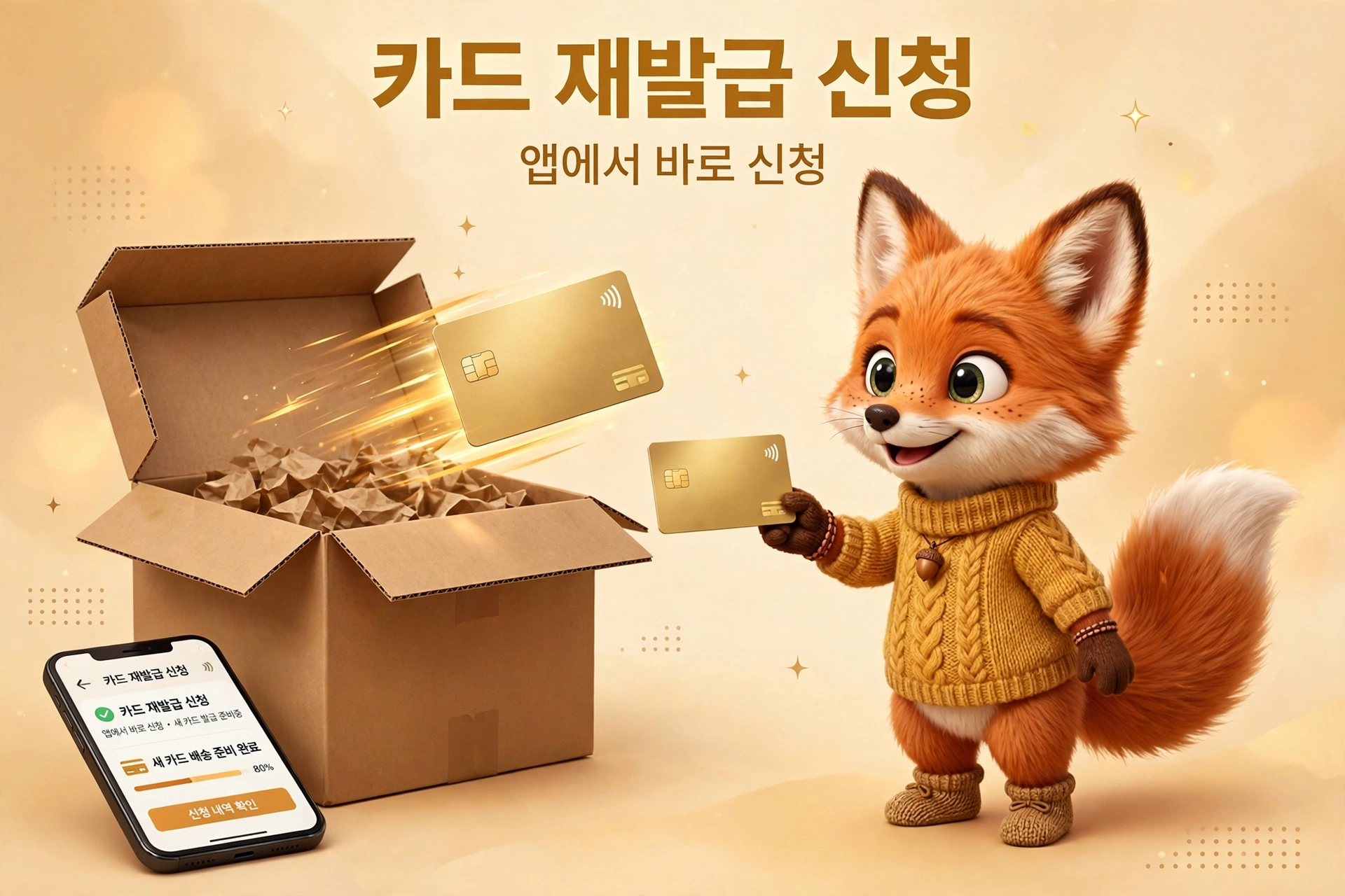 현대카드 재발급 신청 방법 안내 — 앱에서 재발급 신청하는 화면