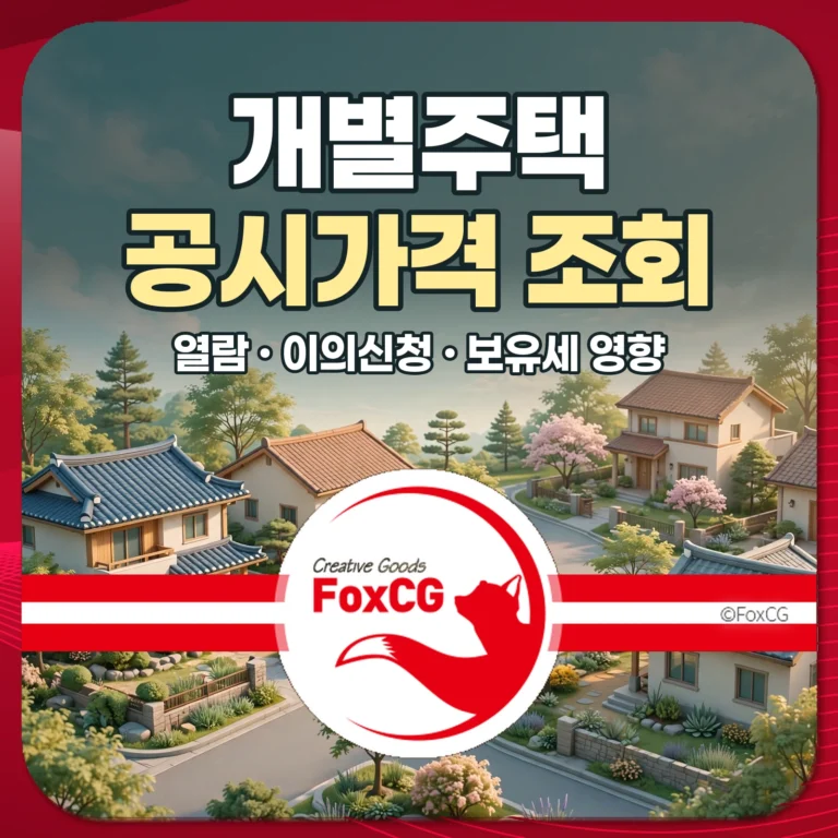 개별주택 공시가격 조회 방법 썸네일