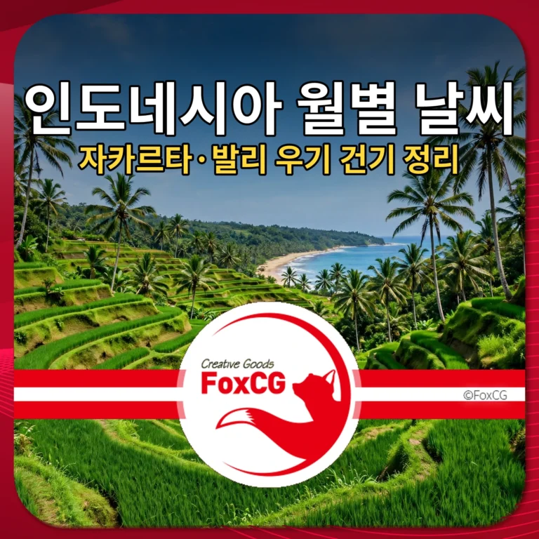 인도네시아 월별 날씨 썸네일