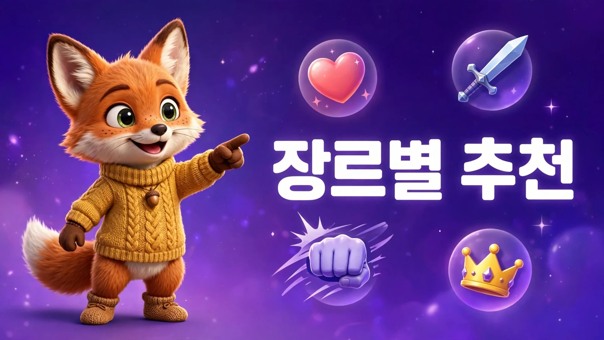 카카오웹툰 장르별 추천 안내 이미지