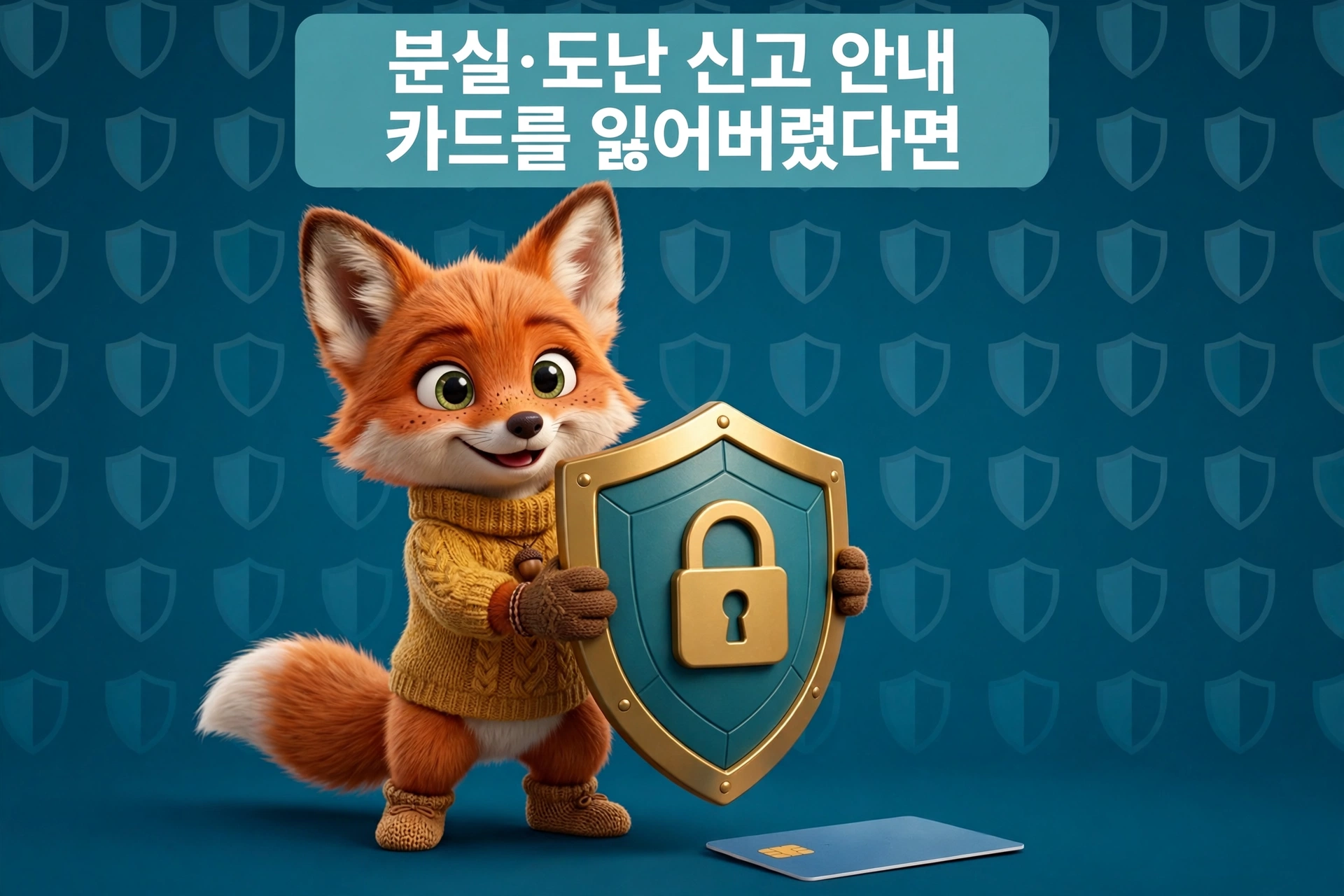 KB국민카드 고객센터 분실 신고 안내 이미지