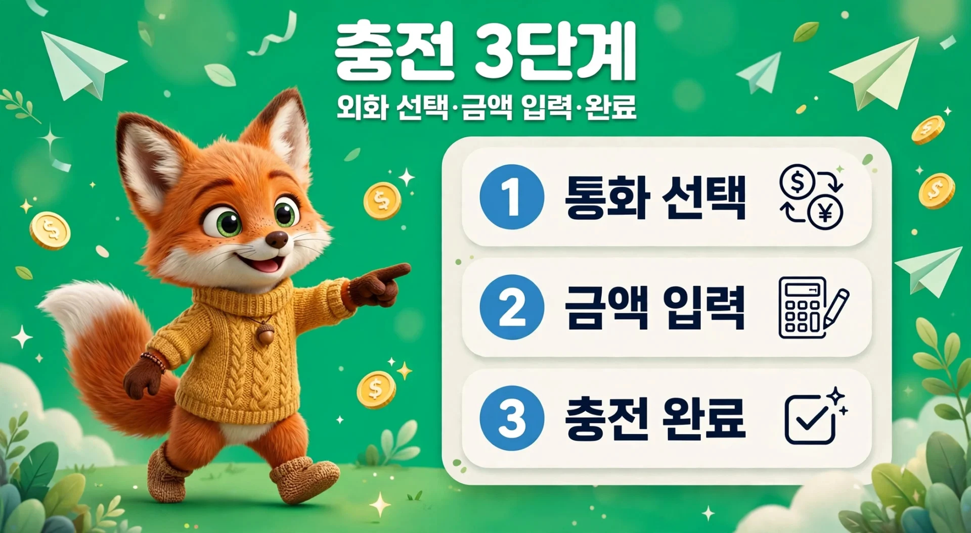 KB Pay 외화머니 충전 3단계