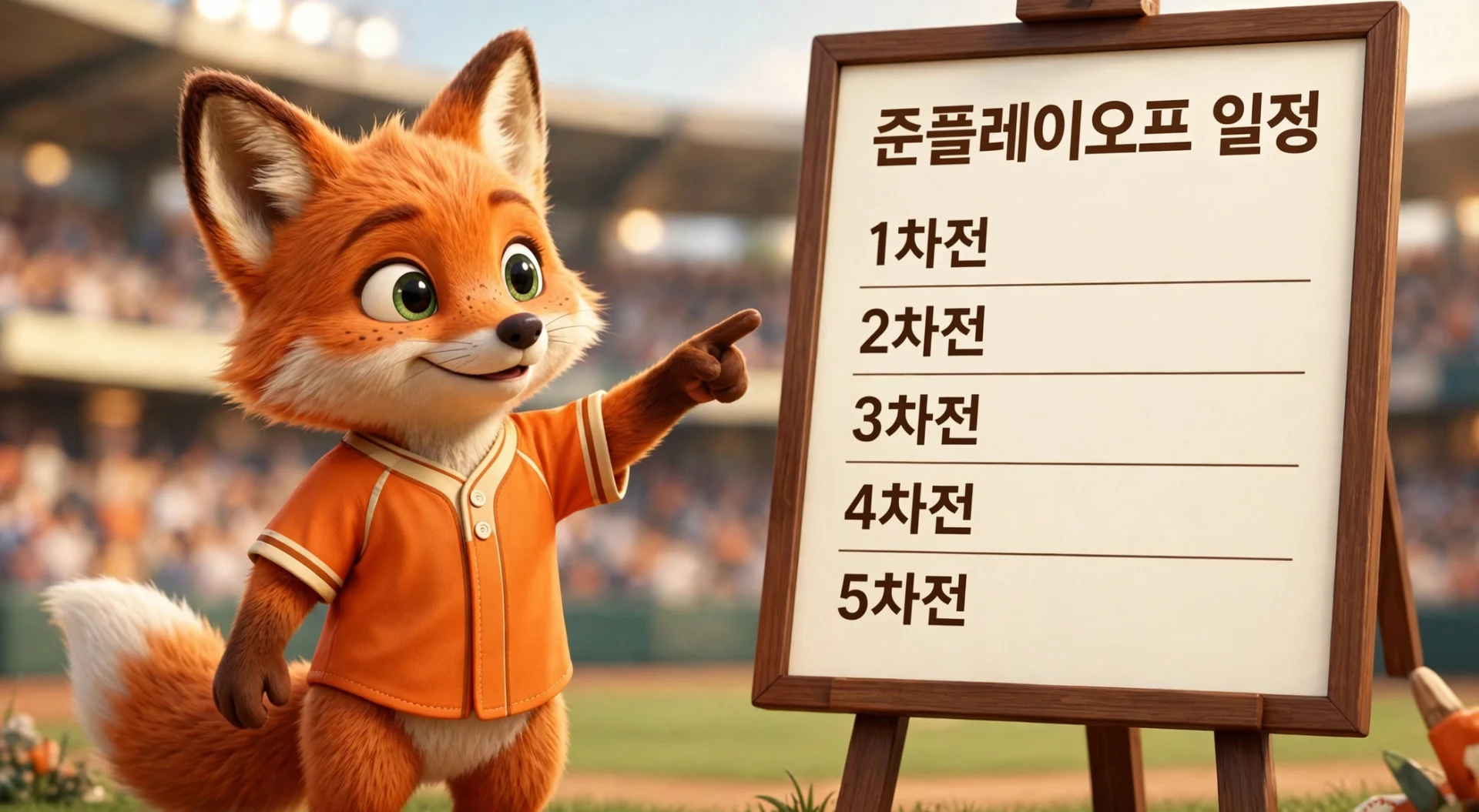 2026 준플레이오프 일정 — 1차전부터 5차전까지 경기 일정 보드